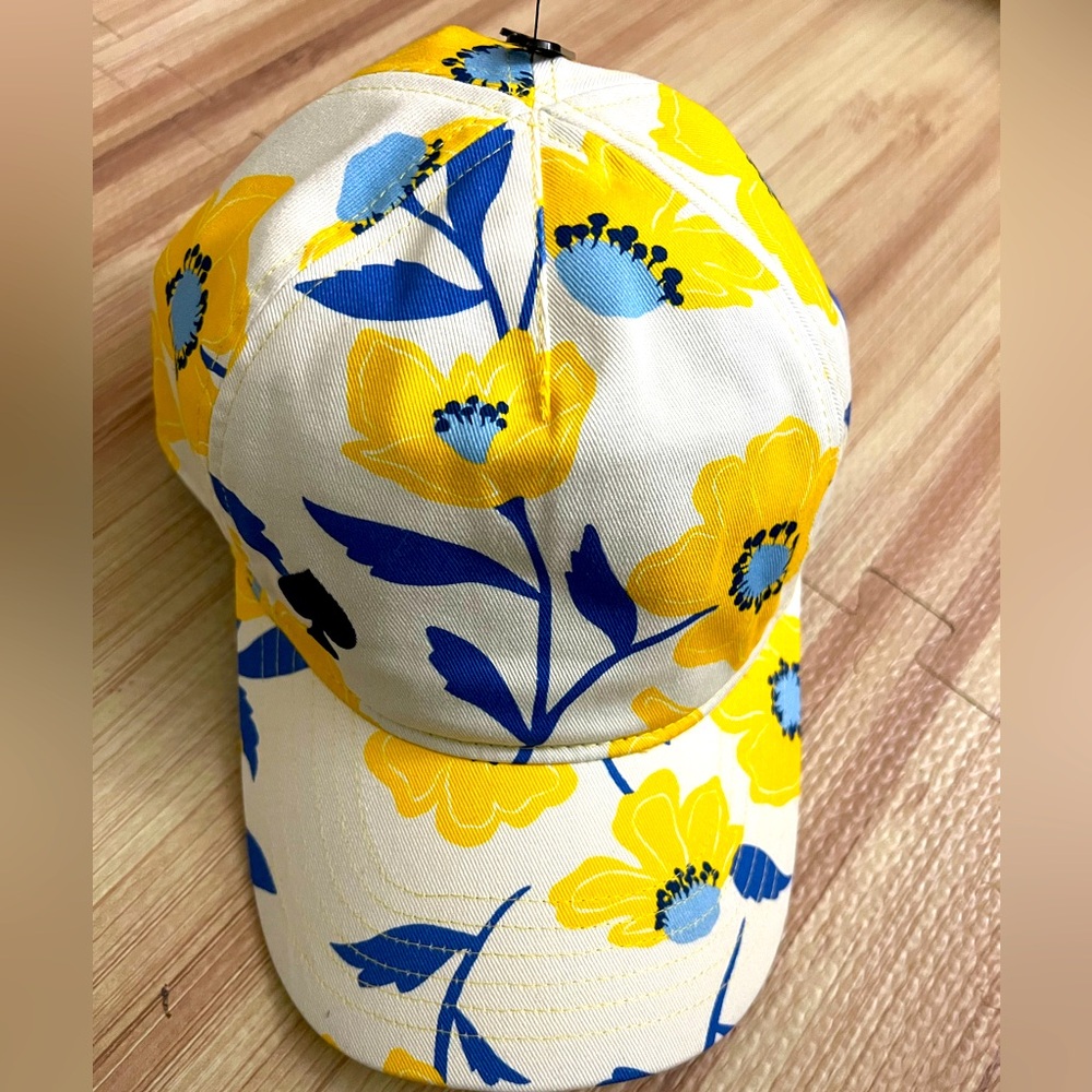 Kate Spade ♠️ - Sunshine Floral Baseball Cap